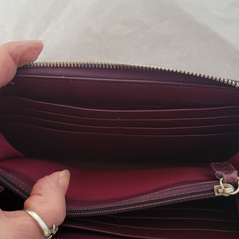 Dior Zippy purple long wallet - Picture 12 of 16